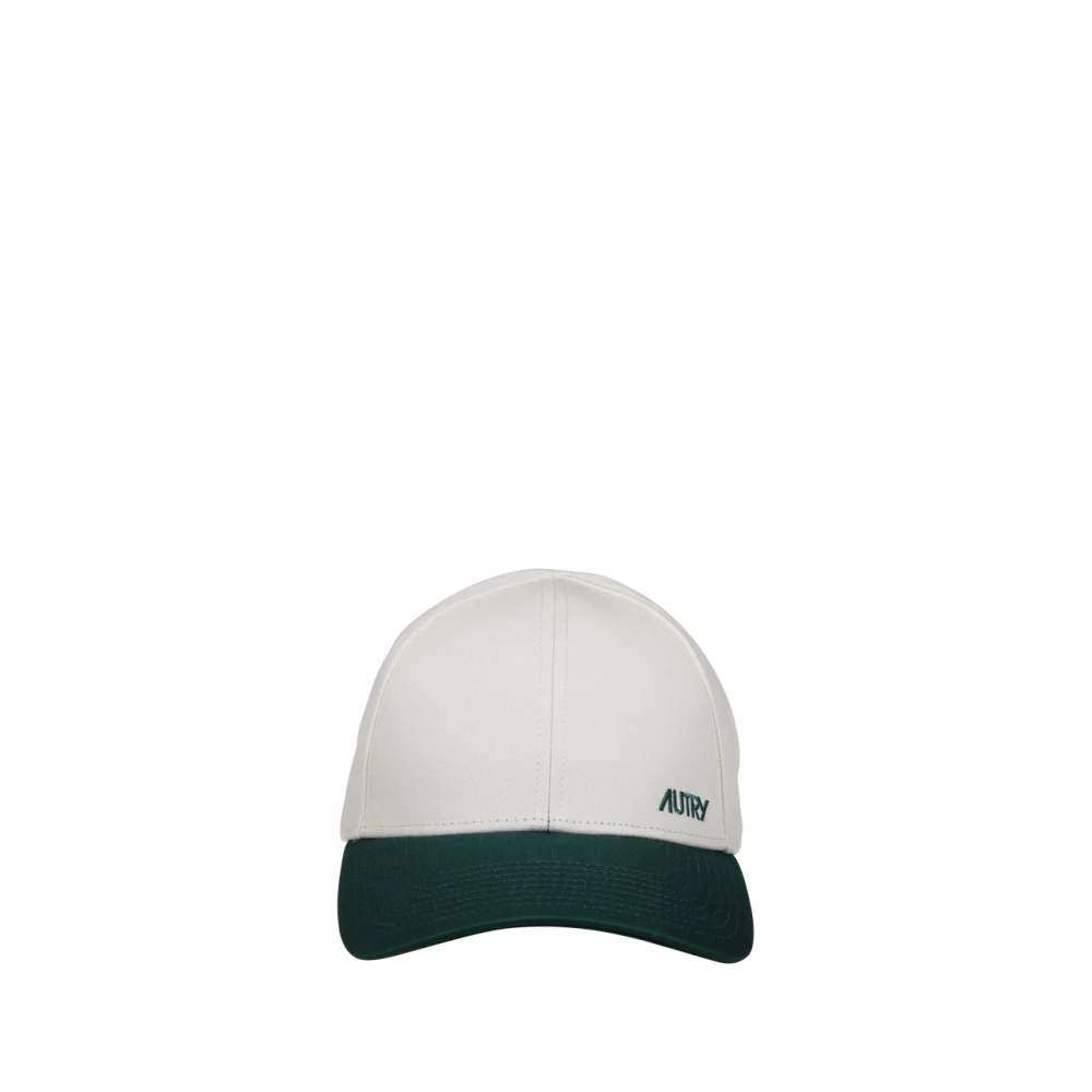 Autry Cream Groene Cap White Heren