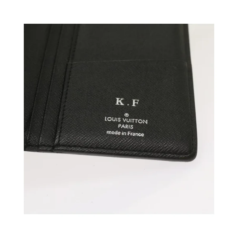 Louis Vuitton Vintage Pre-owned Coated canvas wallets Black Dames