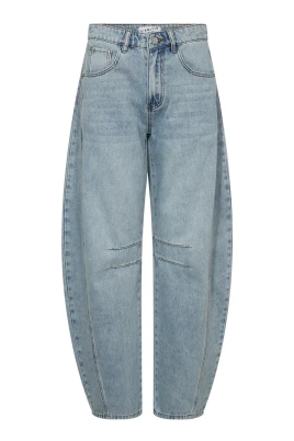 Bleach Distressed Patch Jeans