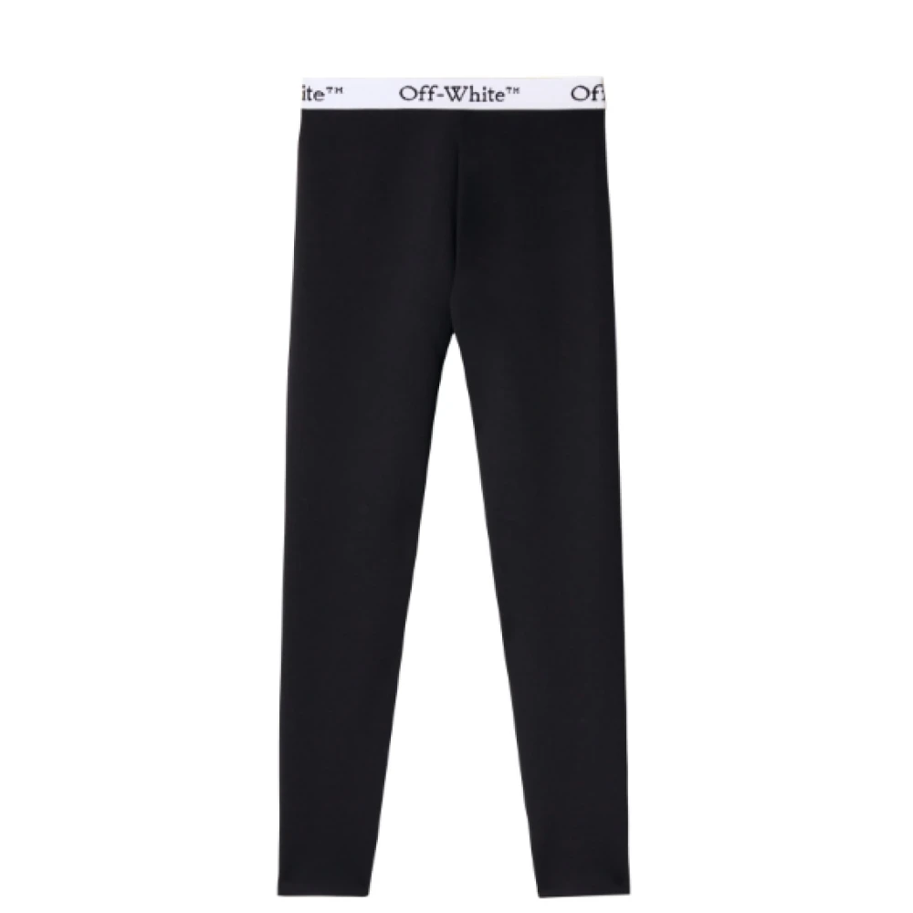 Off White Zwarte Broek Stijlvol Black Dames