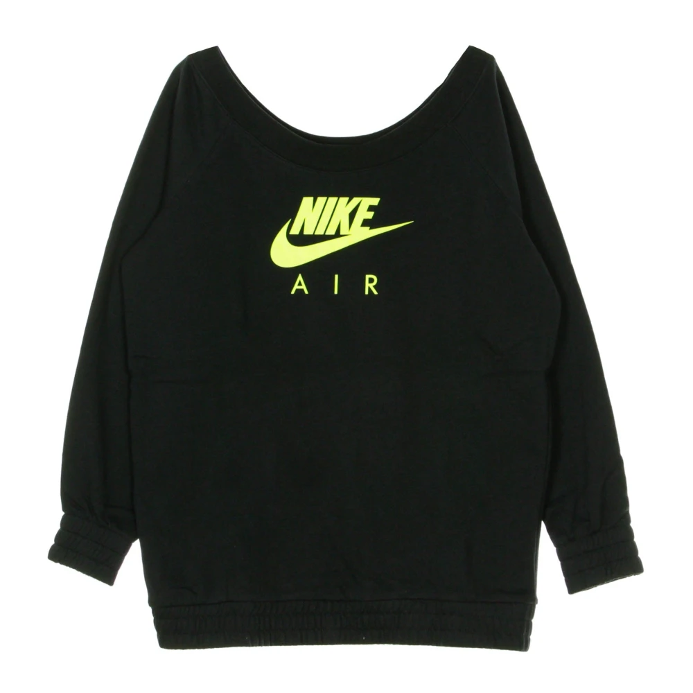 Nike Lätt Crew Neck Sweatshirt Black, Dam