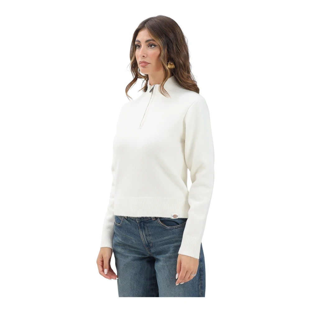 Dickies Donna Bianco - Dolcevita - Knitwear - S - Immagine 3