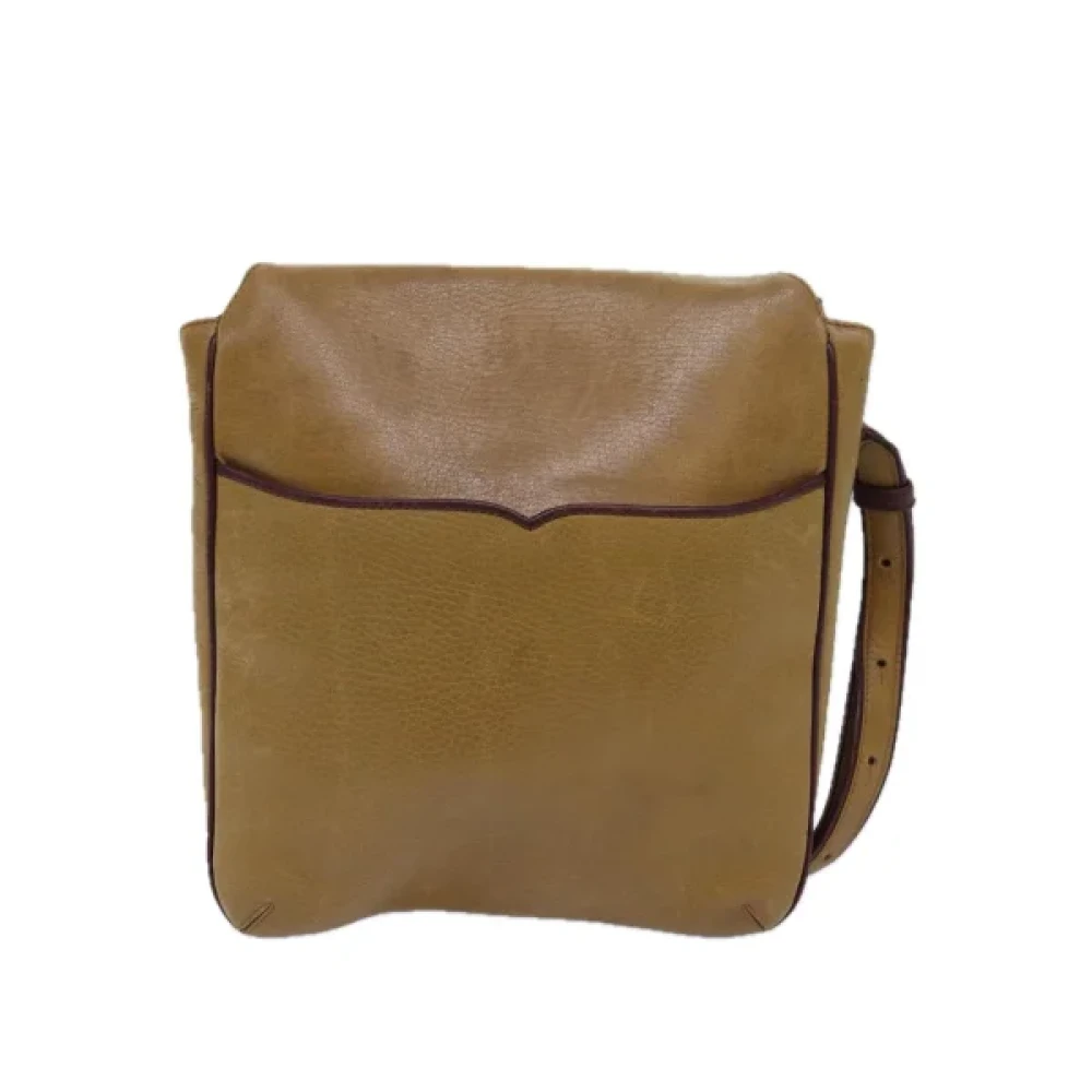 Cartier Vintage Pre-owned Leather shoulder-bags Beige Dames