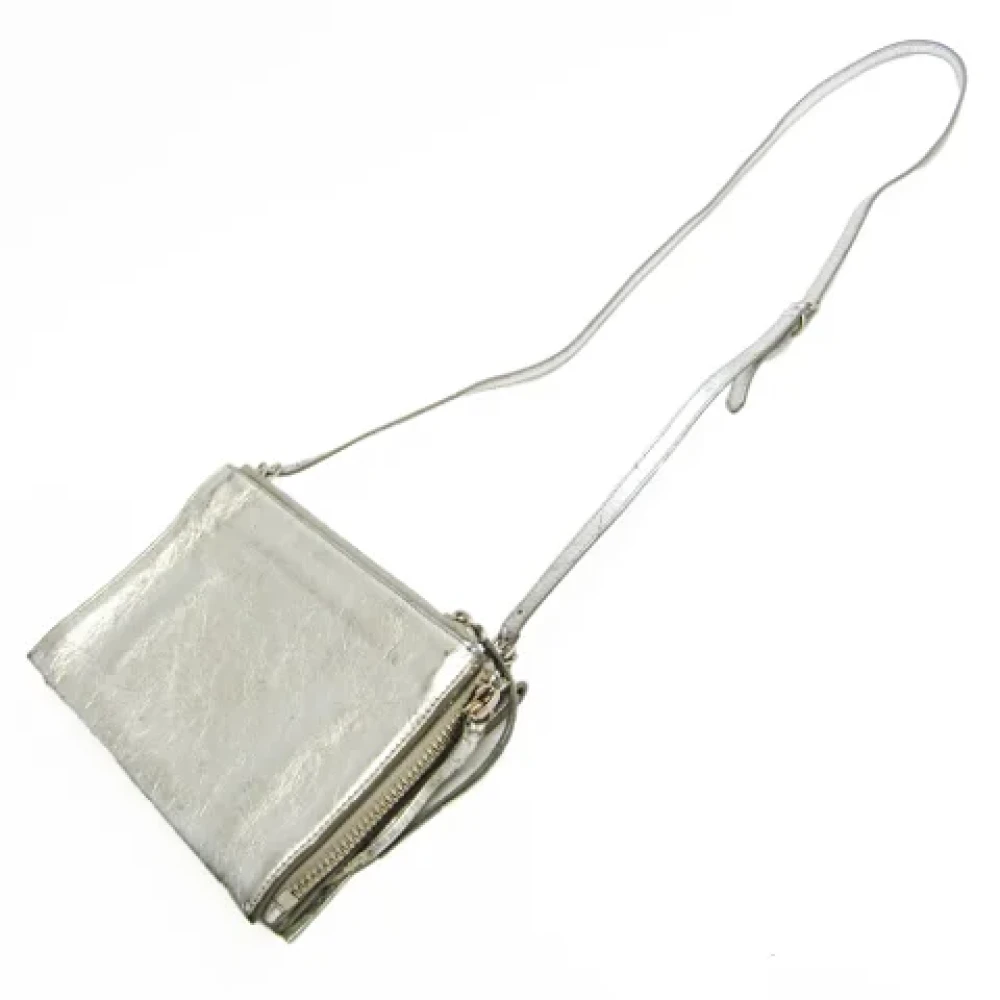 Balenciaga Vintage Pre-owned Leather shoulder-bags Gray Dames