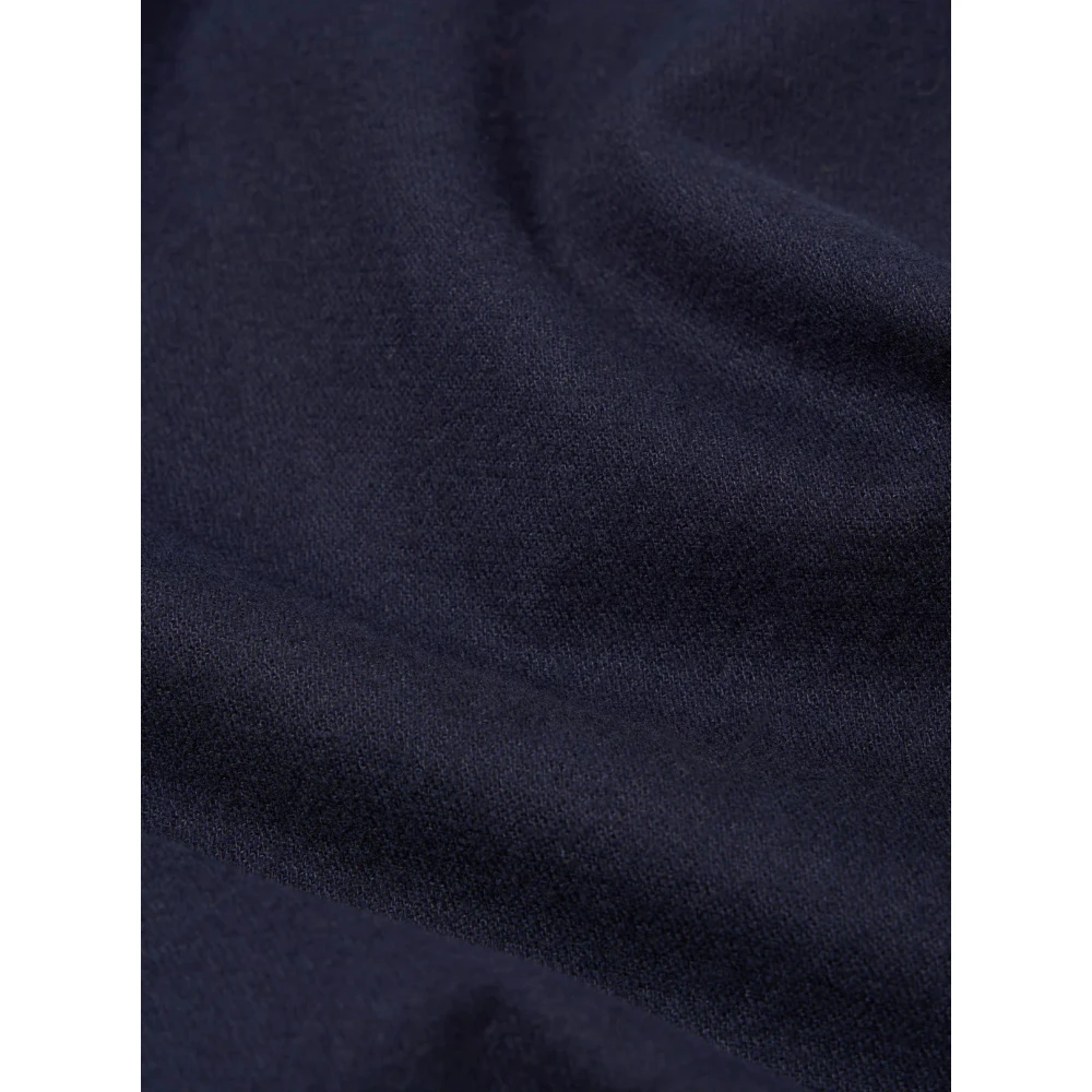 Universal Works Marine Geborstelde Twill Militaire Chino Blue Heren