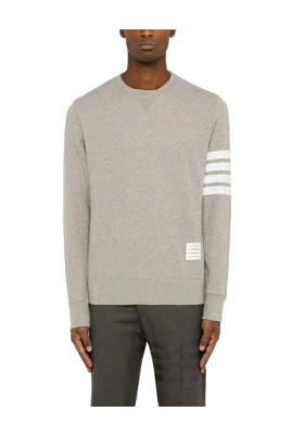 Engineered Stripe Crew Sweat