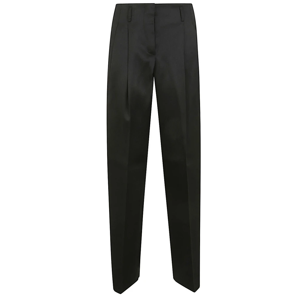 Golden Goose Wijde Pijpen Broek Black Dames