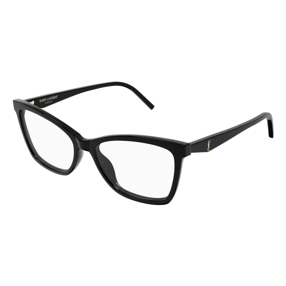 Saint Laurent Transparent Woman Sl M183 001 Optical Frames Acetate Black Cat Eye - Image 2