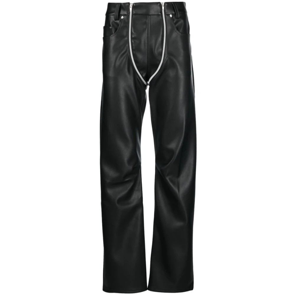 GmbH Leather Trousers Black Heren