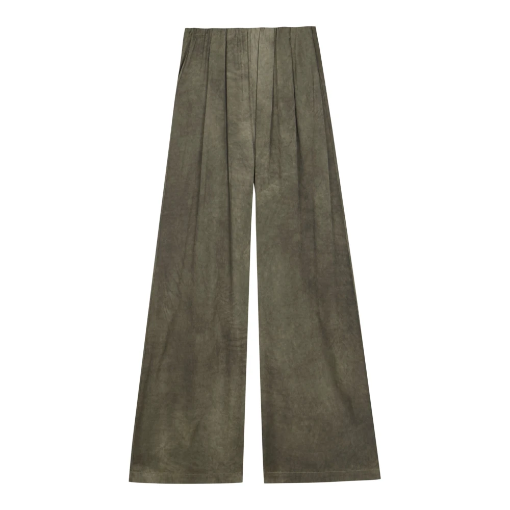 Cortana Green Wide Trousers, Female, S, Opalo Wide Trousers