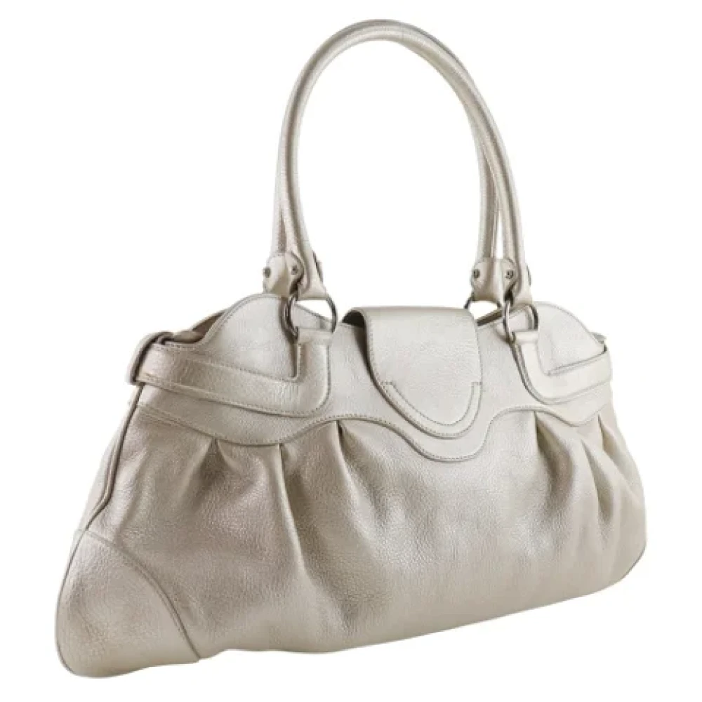 Salvatore Ferragamo Pre-owned Fabric handbags Beige Dames