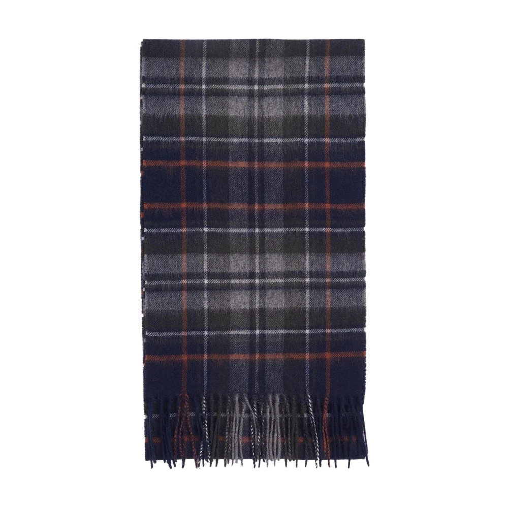 Barbour Wollen Tartan Sjaal Multicolor Heren