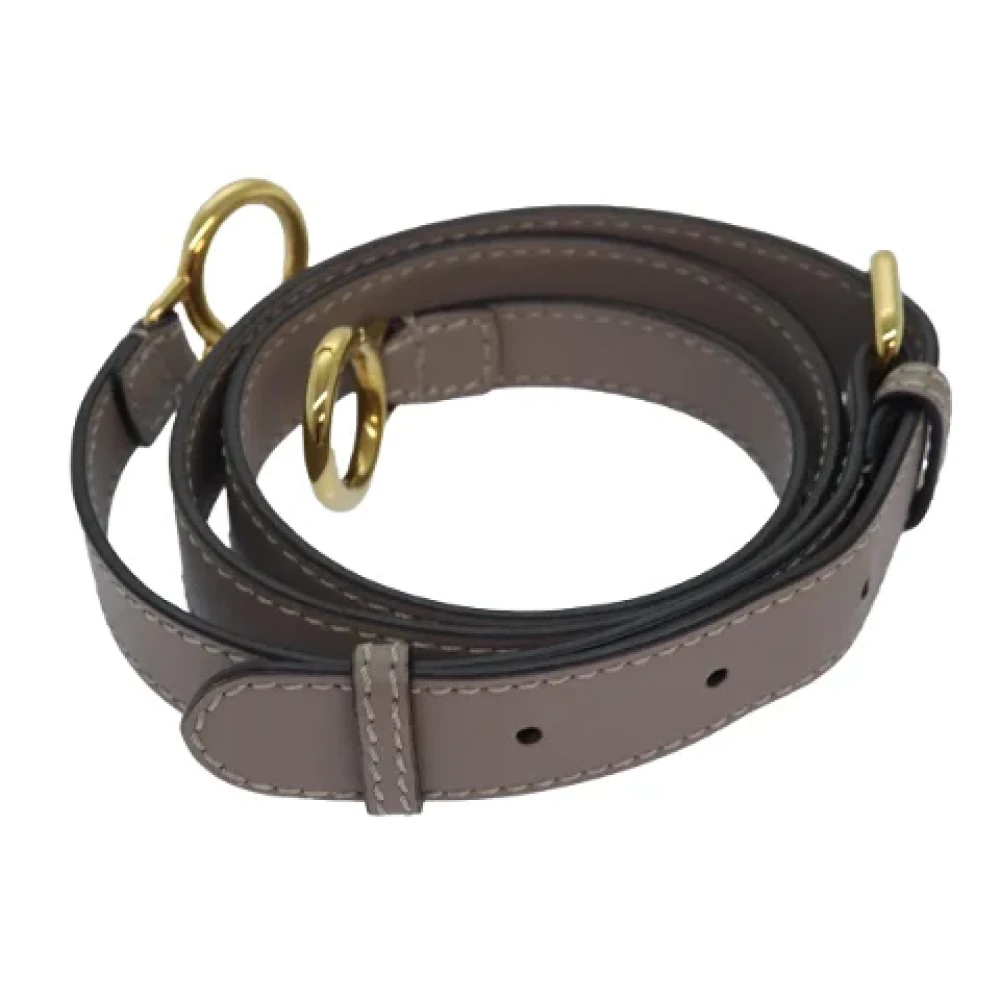 Fendi Vintage Pre-owned Leather belts Gray Dames