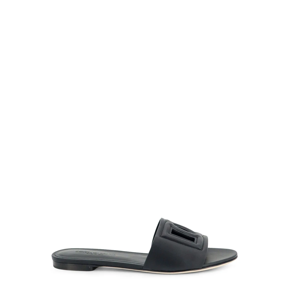 Dolce & Gabbana Femme Noir - Dg Millennials Slides - Chaussures - Taille: 36 Eu