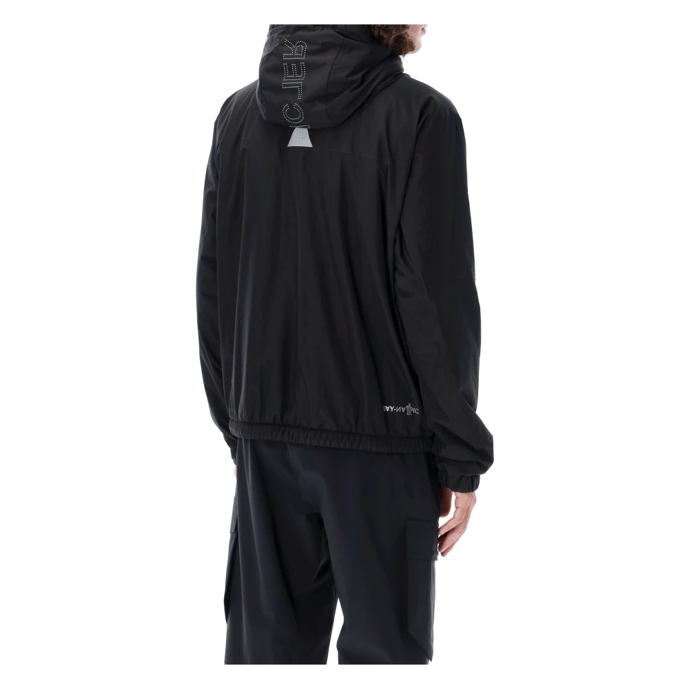 Moncler Zwarte Jaman Jas Buitenkleding Aw24 Black Heren