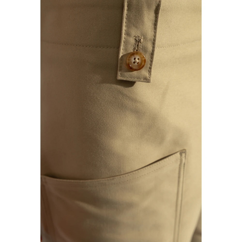 alexander mcqueen Shorts met zakken Beige Heren