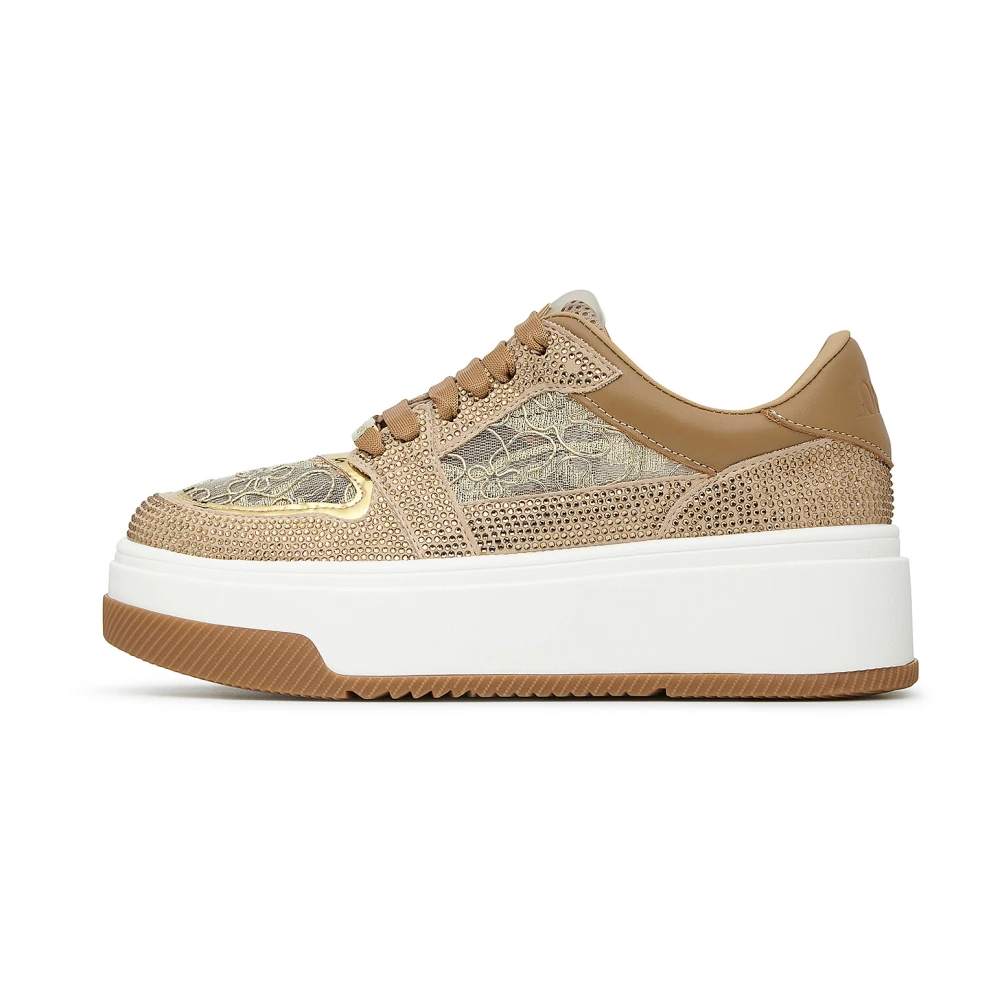 Loriblu Platform Sneaker Dames Schoenen Beige