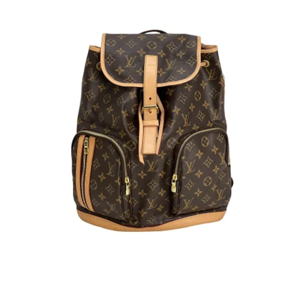 Louis Vuitton Vintage Pre-owned Canvas backpacks Brown Dames