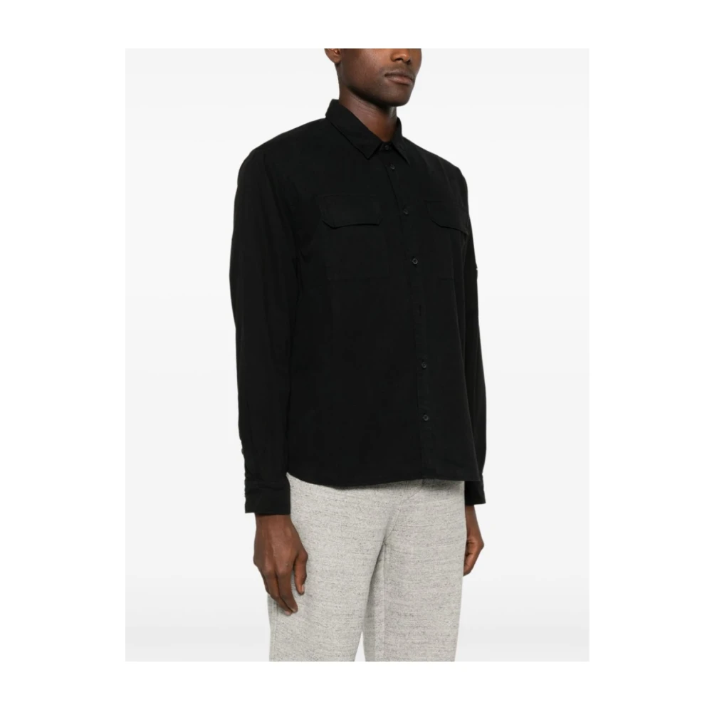 C.P. Company Lens Shirt voor Mannen Black Heren