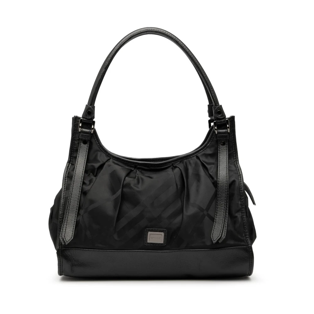 Burberry Vintage Women's Black Pre-Owned Everyday Tote Bag
