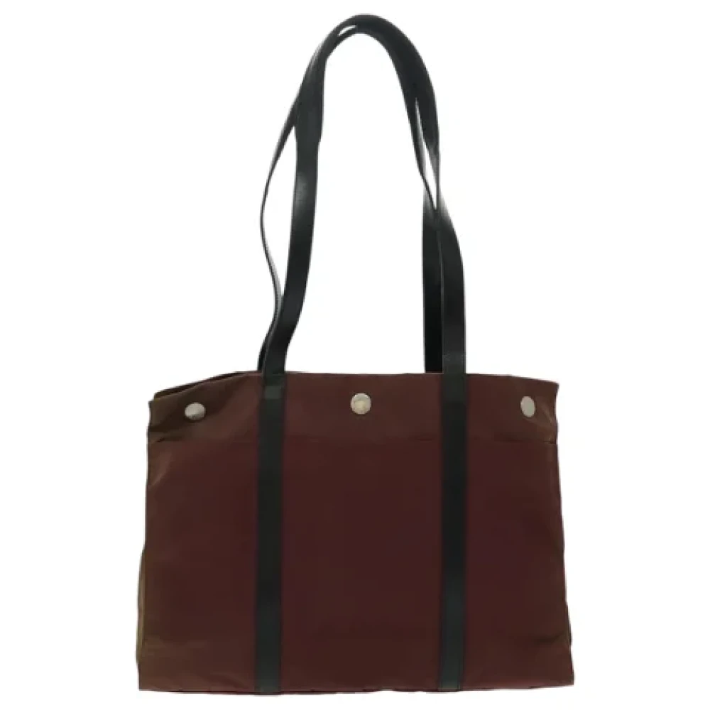 Prada Vintage Pre-owned Nylon prada-bags Red Dames