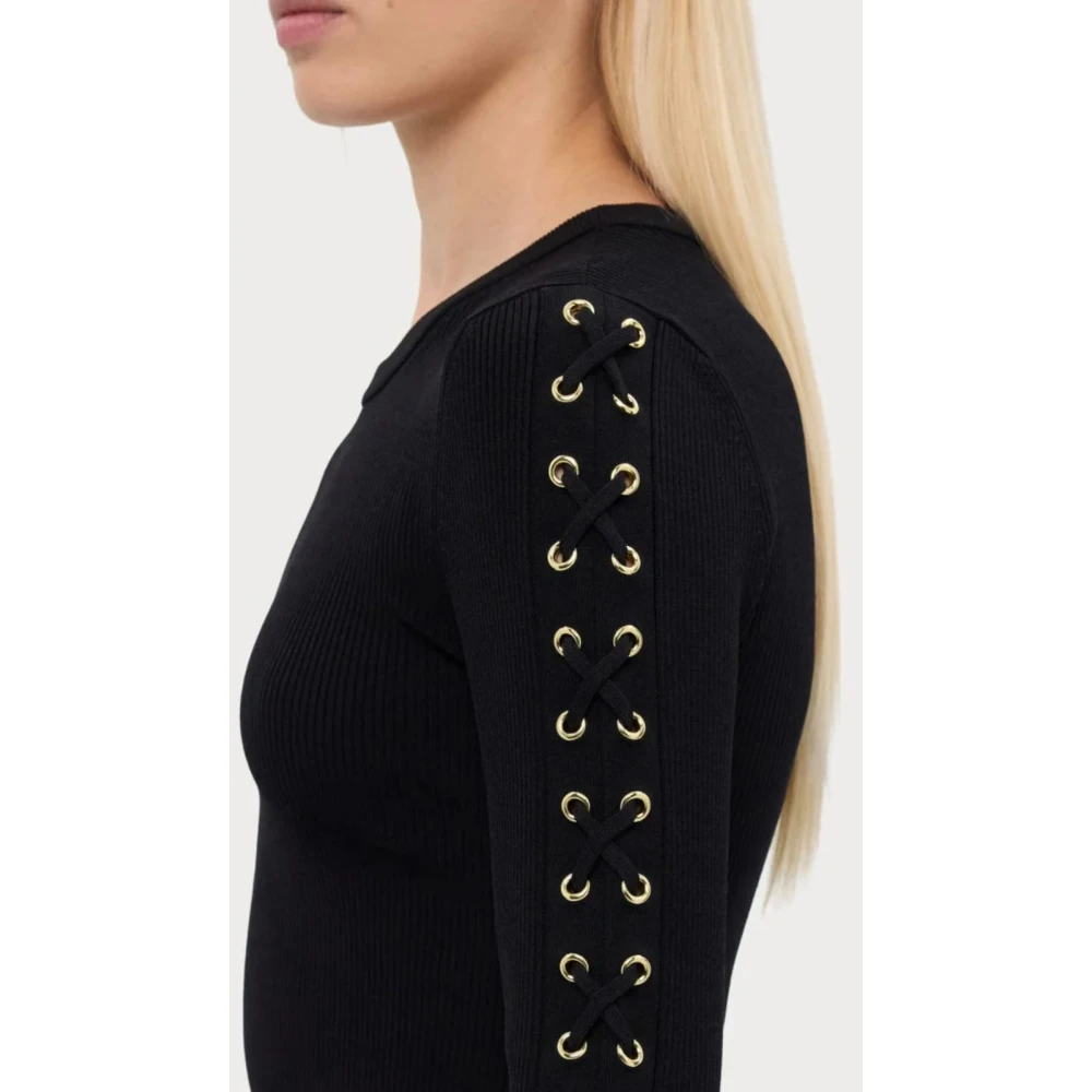 Michael Kors Zwarte Top voor Stijlvolle Look Black Dames