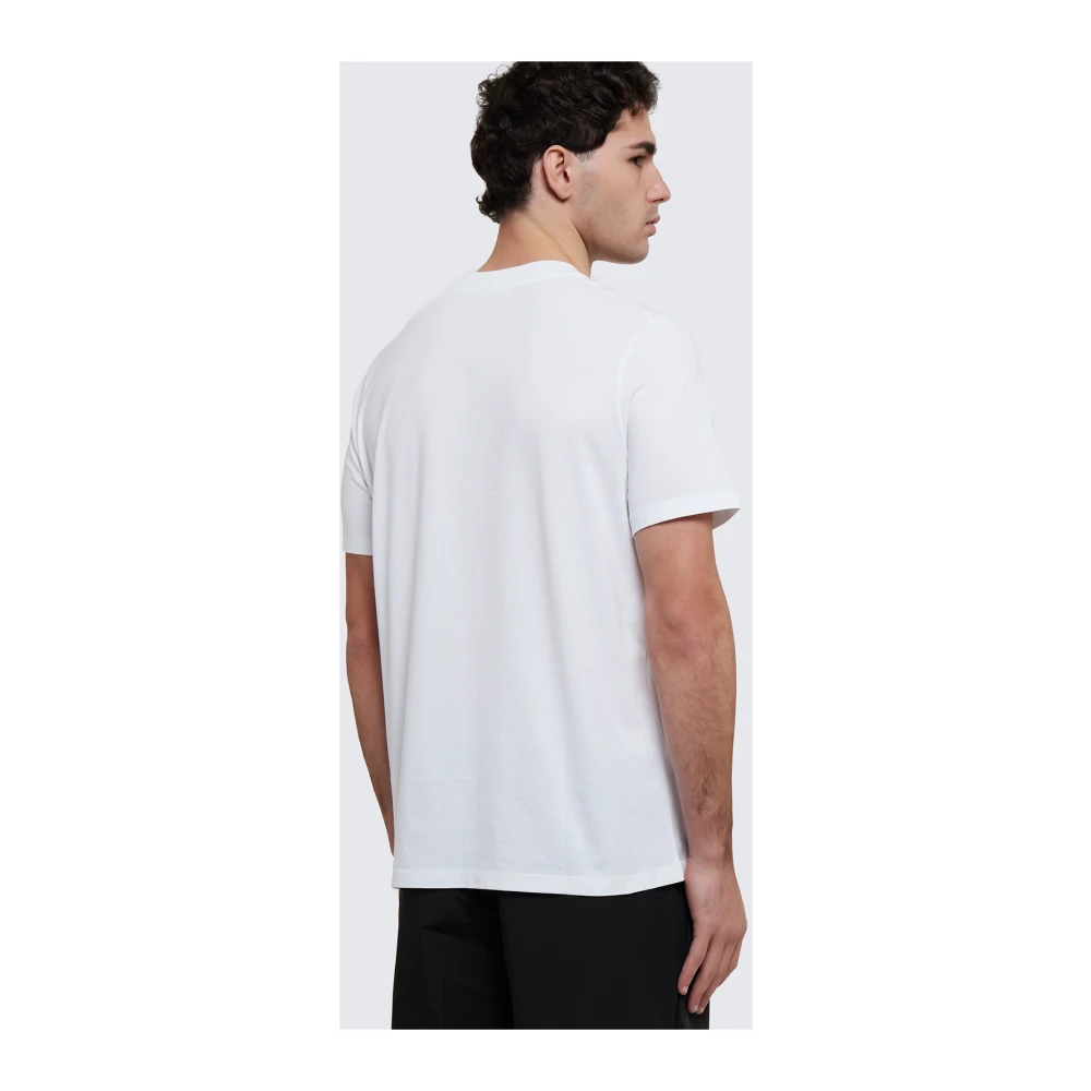 Jil Sander Witte katoenen T-shirt met korte mouwen White Heren