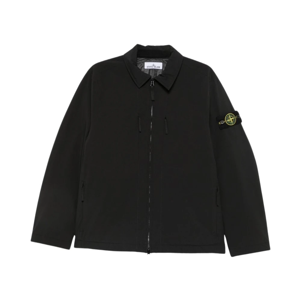 Stone Island - Soft Shell Steppjacke - Jackets - Herren - Schwarzk - L - Bild 3