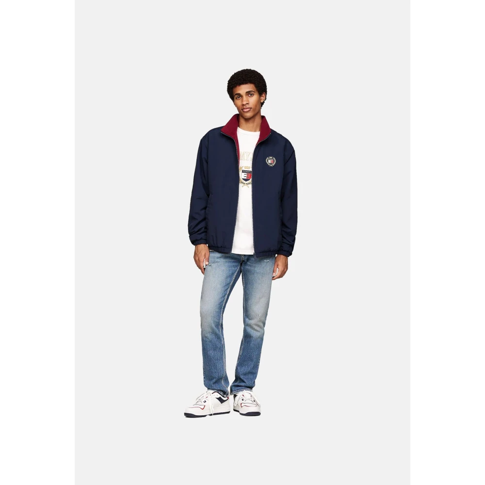 Tommy Jeans Stijlvolle Jas voor Mannen Blue Heren