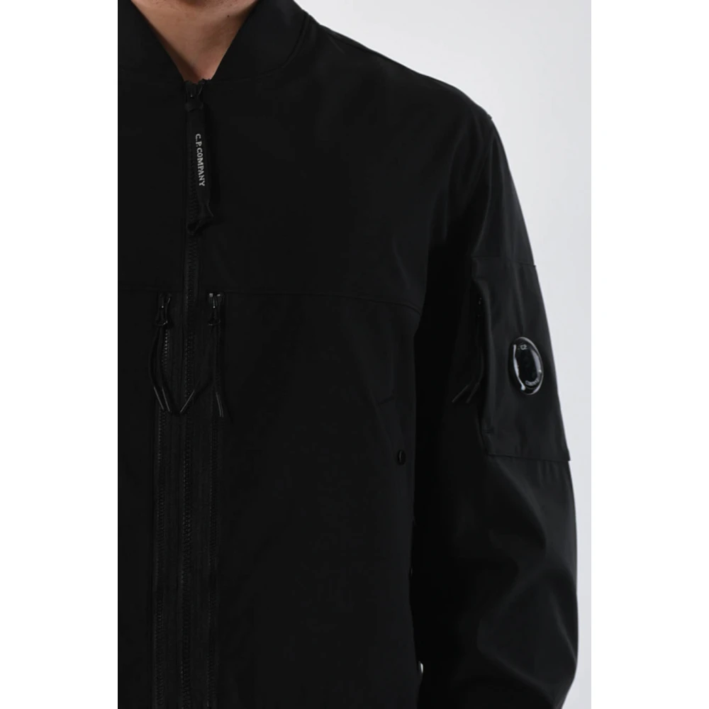 C.P. Company Bomber shell-r jack met goggle detail Black Heren