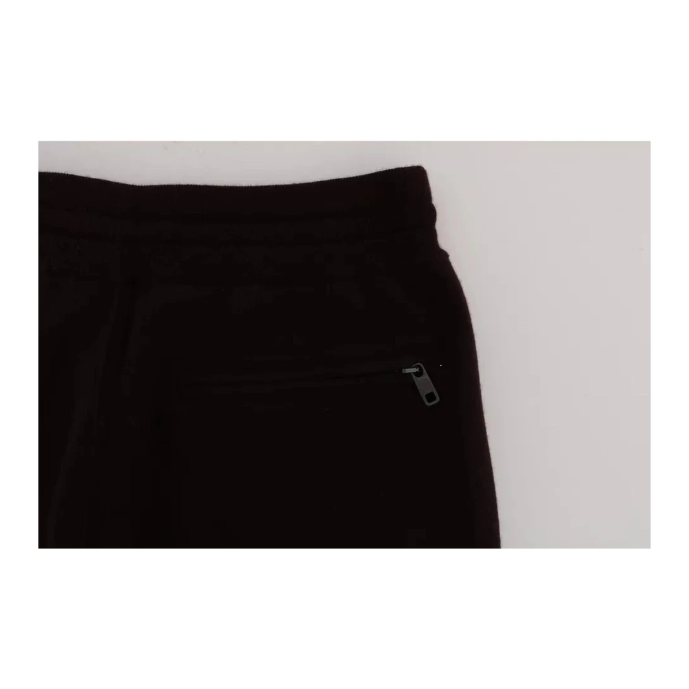 Dolce & Gabbana Kasjmier Gym Rits Sportbroek Paars Purple Heren