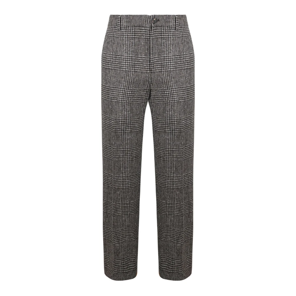 Golden Goose Geruite Mario broek Black Heren