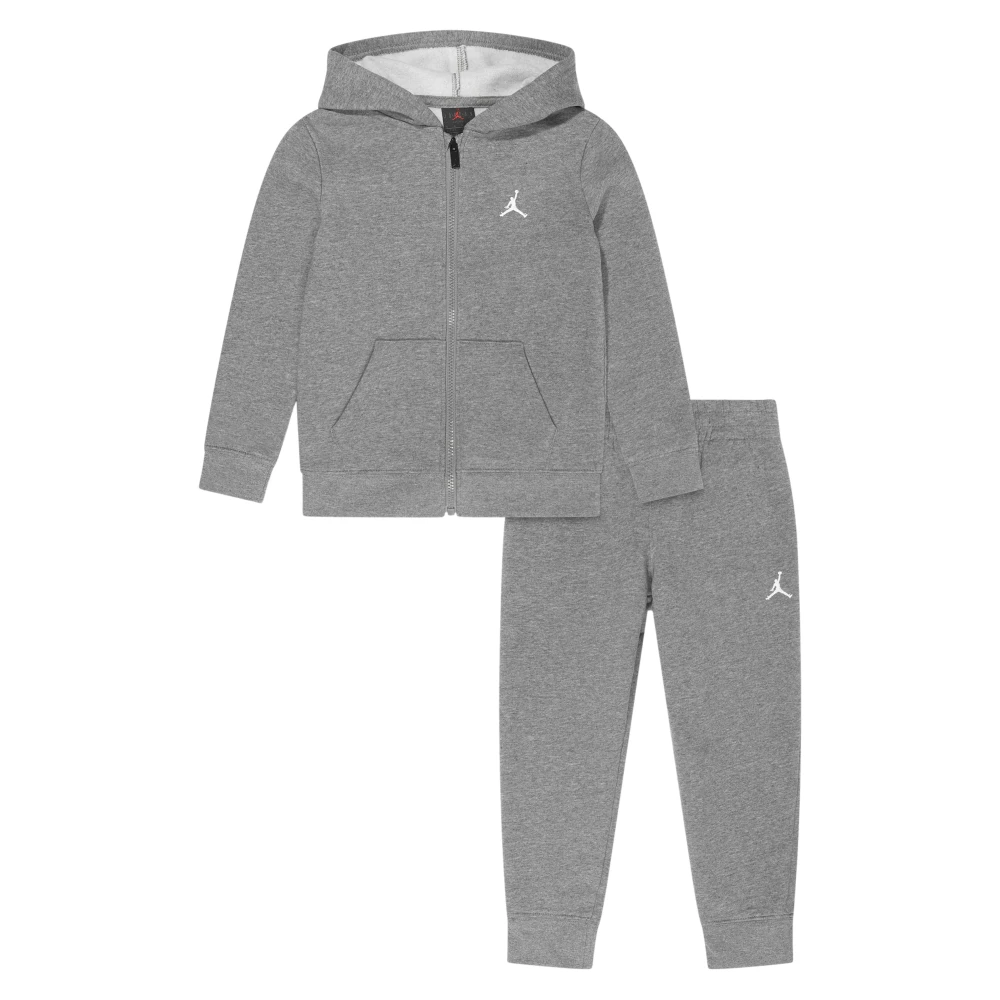 Jordan Boys Gray Brooklyn Fleece Tracksuit In Grey - Kids Sport Sets - 12 Y - Kids