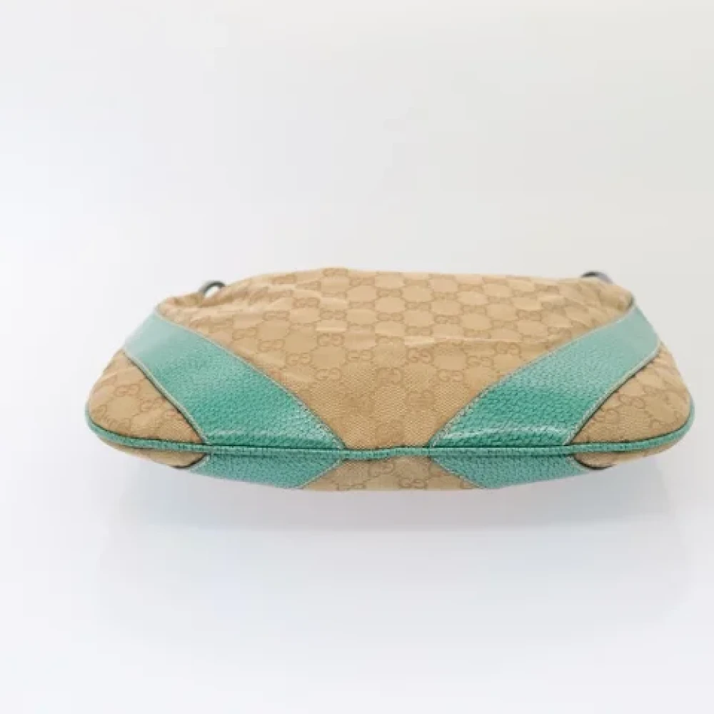 Gucci Vintage Pre-owned Canvas gucci-bags Beige Dames