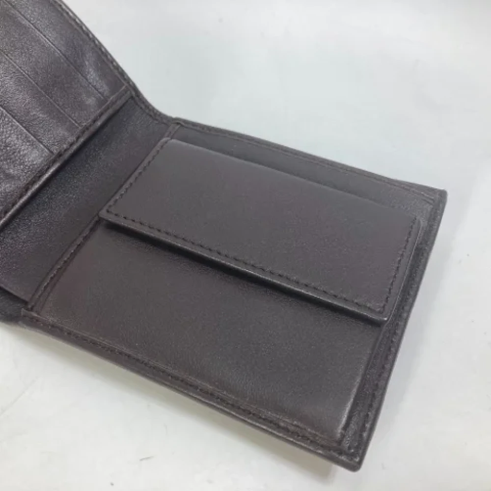 Gucci Vintage Pre-owned Leather wallets Beige Dames