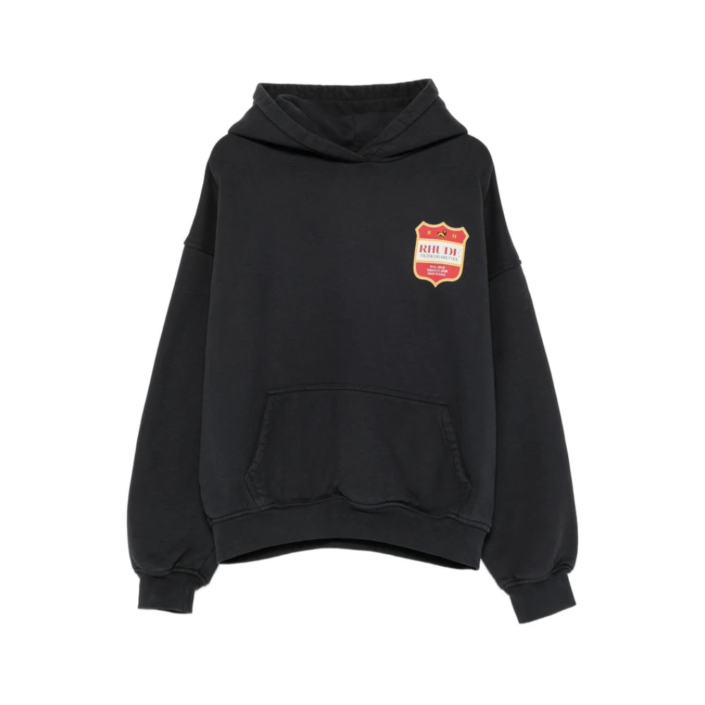 Rhude Uomo Nero Felpe, Xs, New,