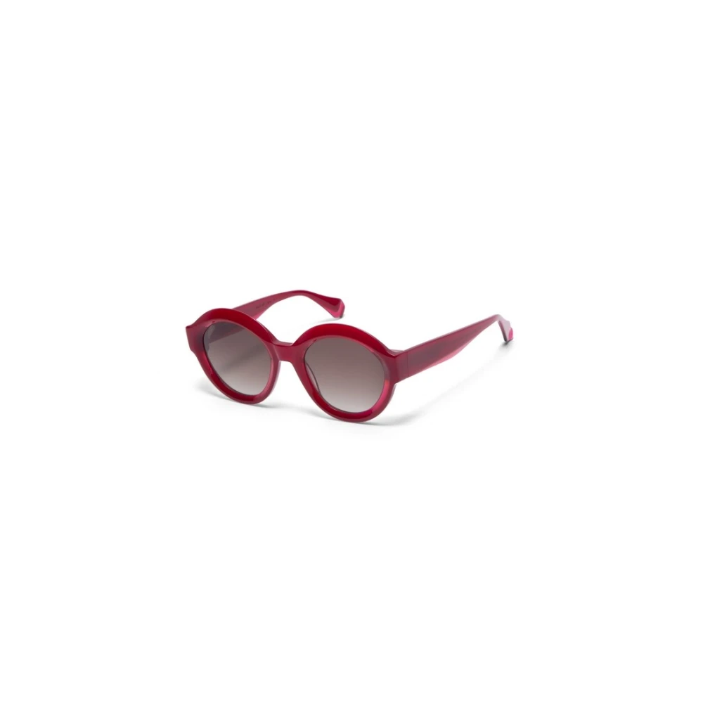 Gigi Studios Women's Red Sunglasses, 53 Mm, Authentic Glow Glasses, Premium Quality!