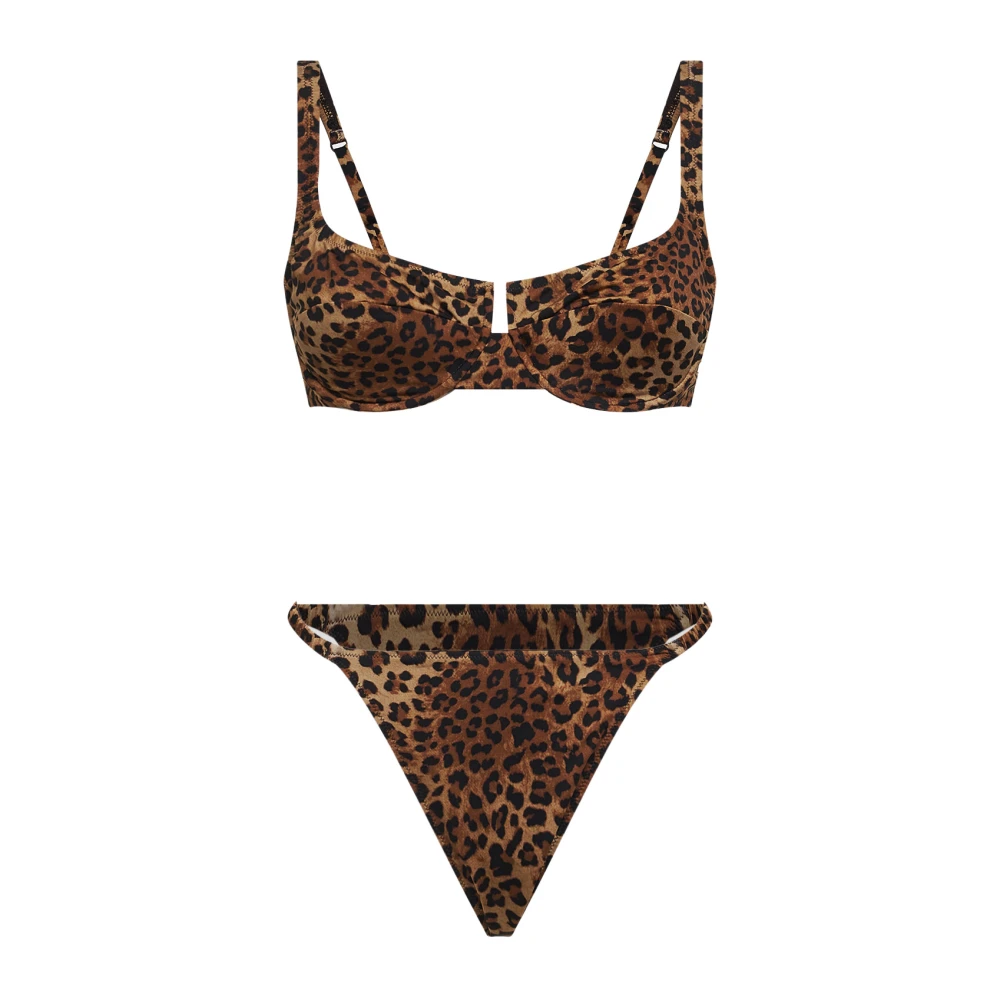 Mc2 Saint Barth Women's Brown Bikinis, M, Perla Bikini