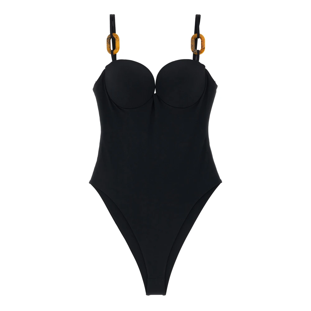 Magda Butrym Women's Black Swimsuits, Xs, Re26 One-Piece Swimsuit