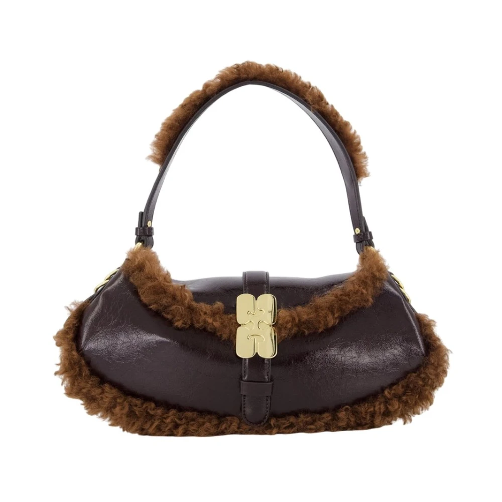 Ganni Donna Marrone - B-Kat Bag - Bags - One Size