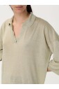 polo-en-tricot-de-lin-vert