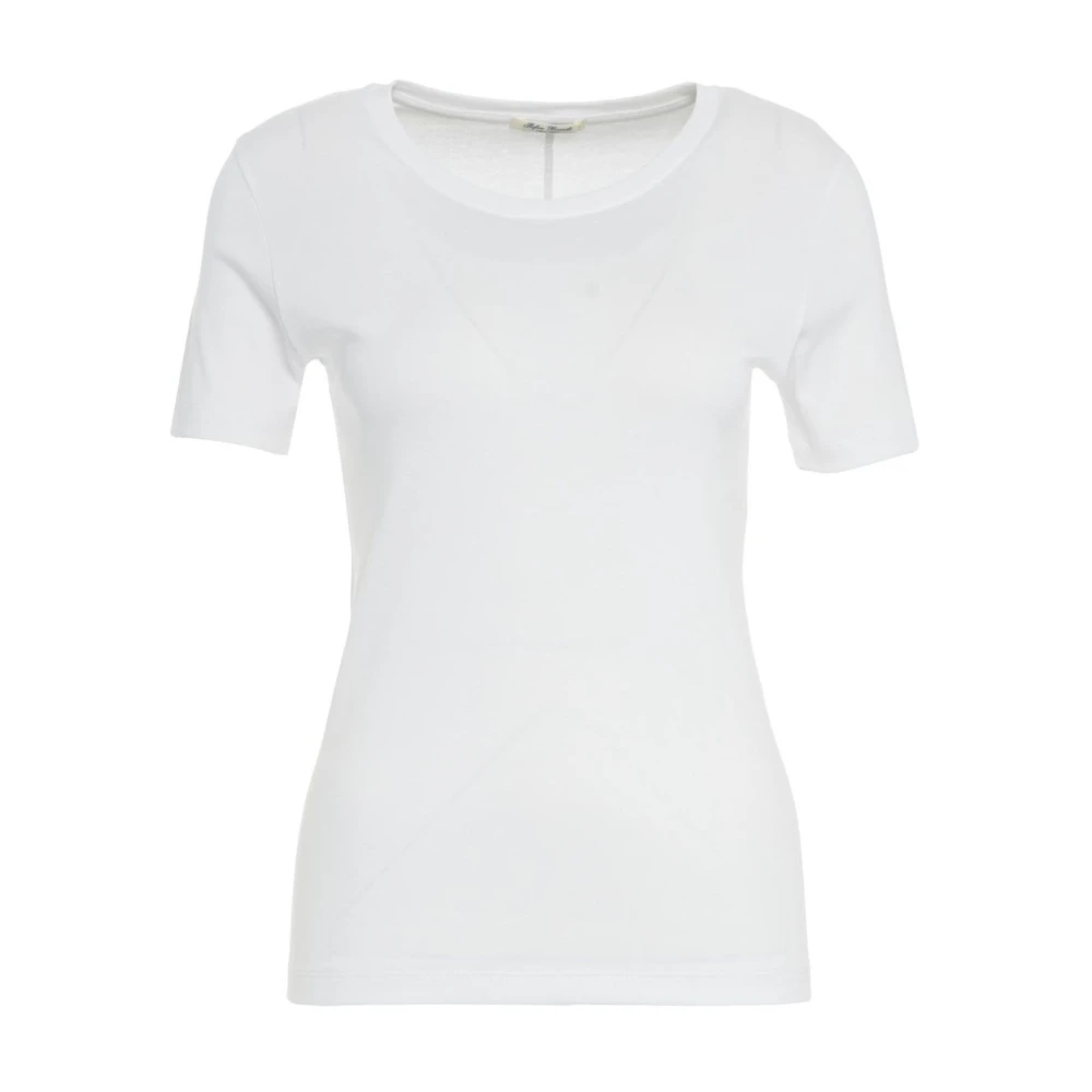 Stefan Brandt Witte Jersey T-shirt 'Filia' White Dames