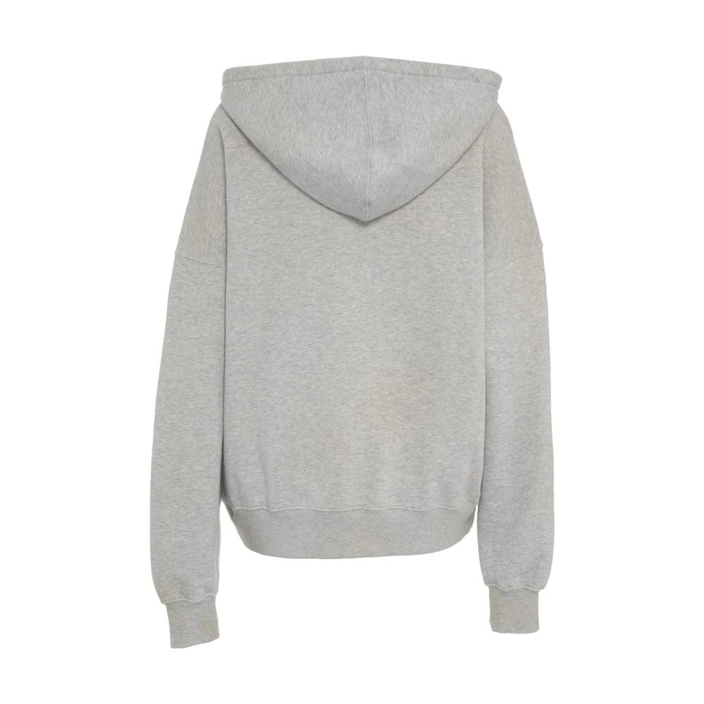 Golden Goose Grijze Sweatshirt met V-Hals en Kangoeroezak Gray Dames