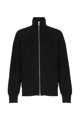Svart Stickad Kofta AW24