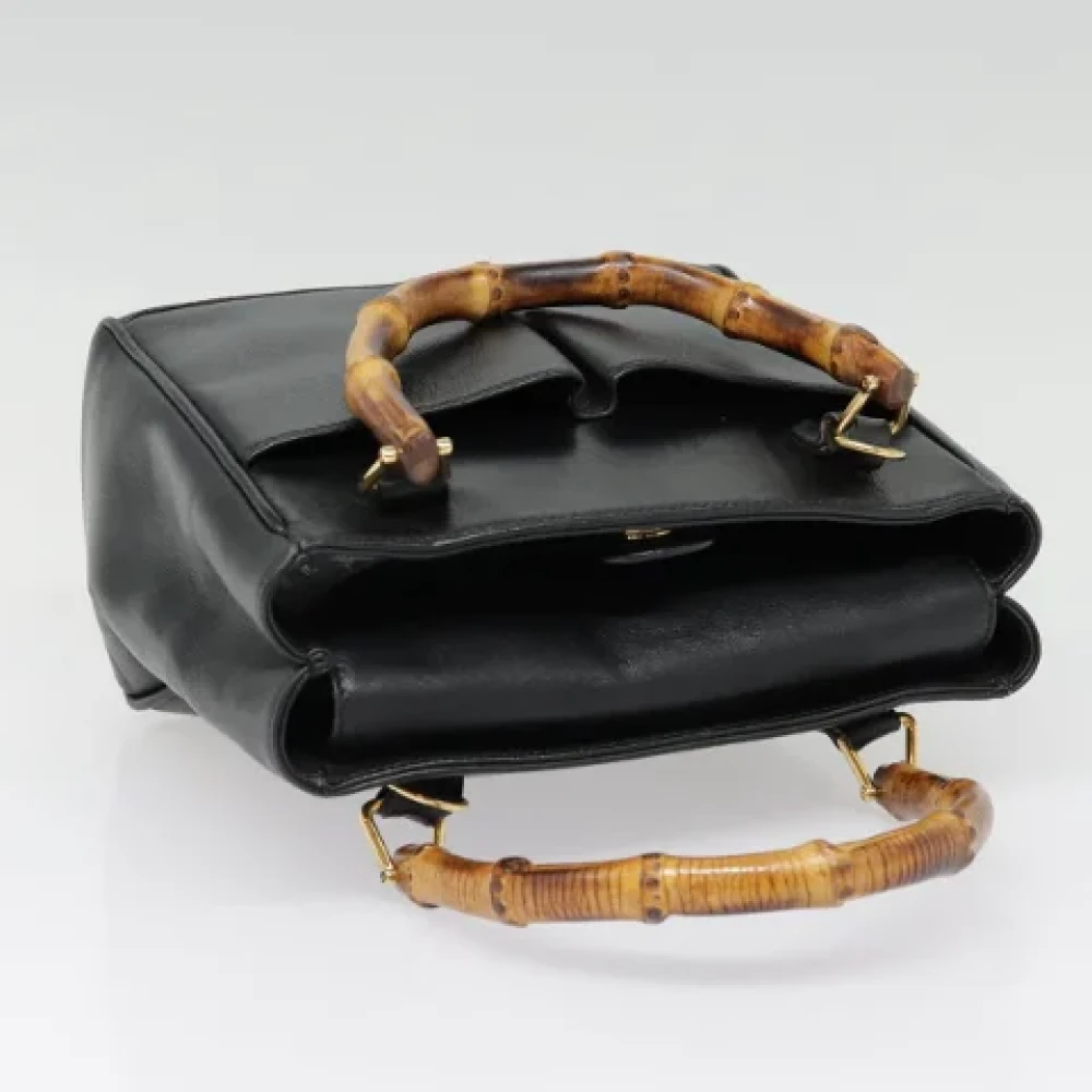 Gucci Vintage Pre-owned Fabric gucci-bags Black Dames