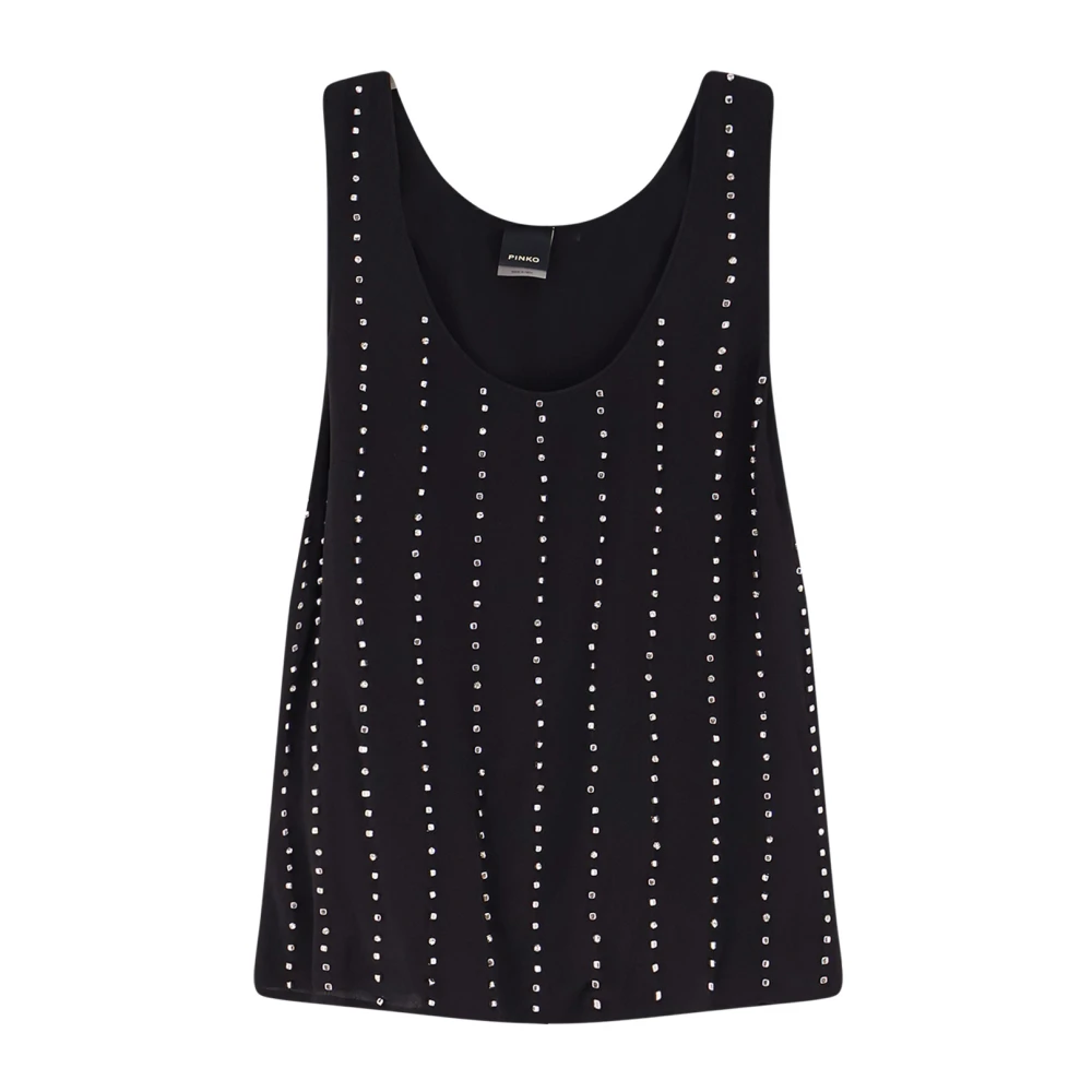 Pinko Mujer Negro Camisetas, Talla: L