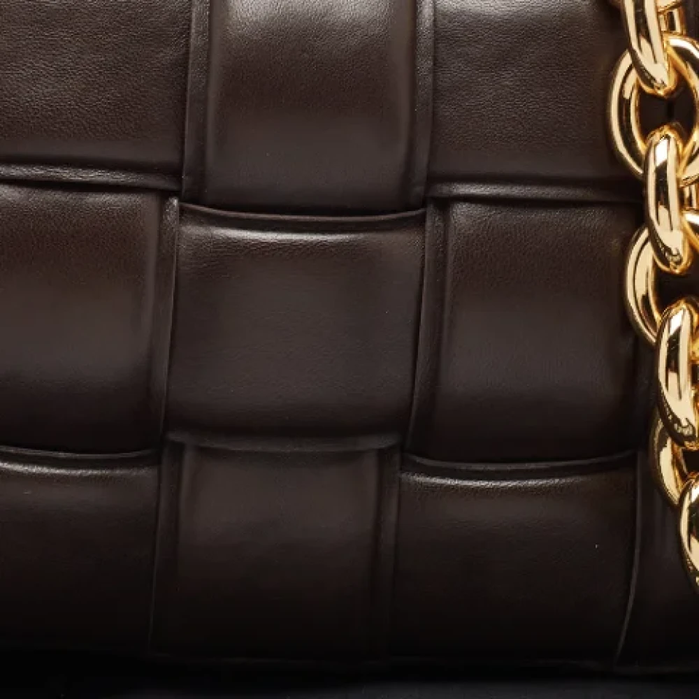 Bottega Veneta Vintage Pre-owned Leather shoulder-bags Brown Dames