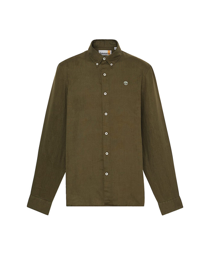 groene-linnen-overhemd-slim-fit