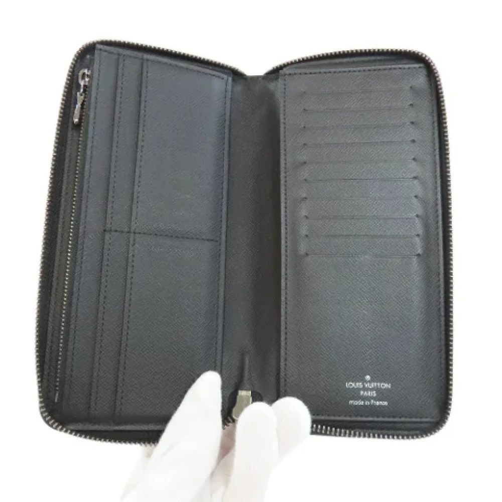 Louis Vuitton Vintage Pre-owned Leather wallets Black Heren