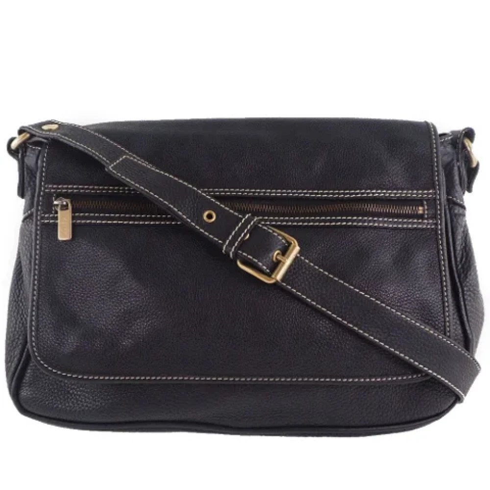 Celine Vintage Pre-owned Leather celine-bags Black Dames